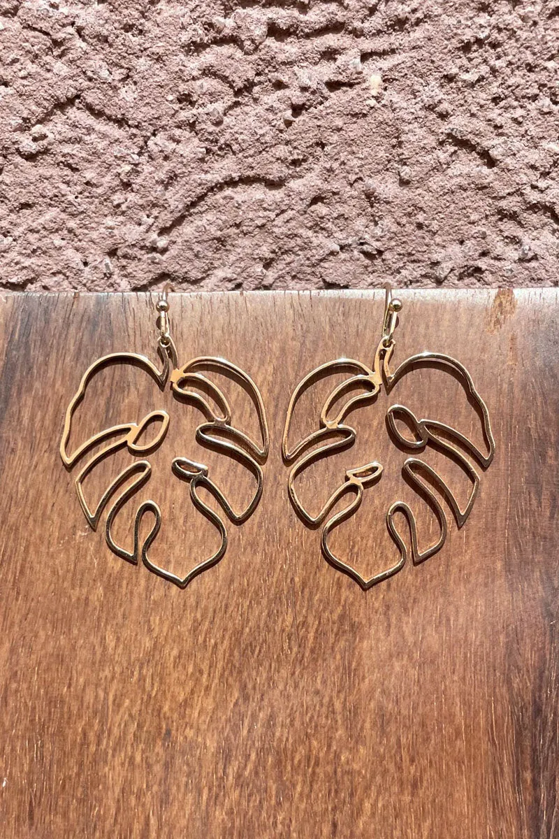 Monsterra Earrings