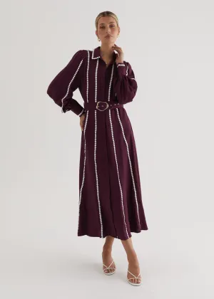 Nevaeh Maxi Dress - Plum