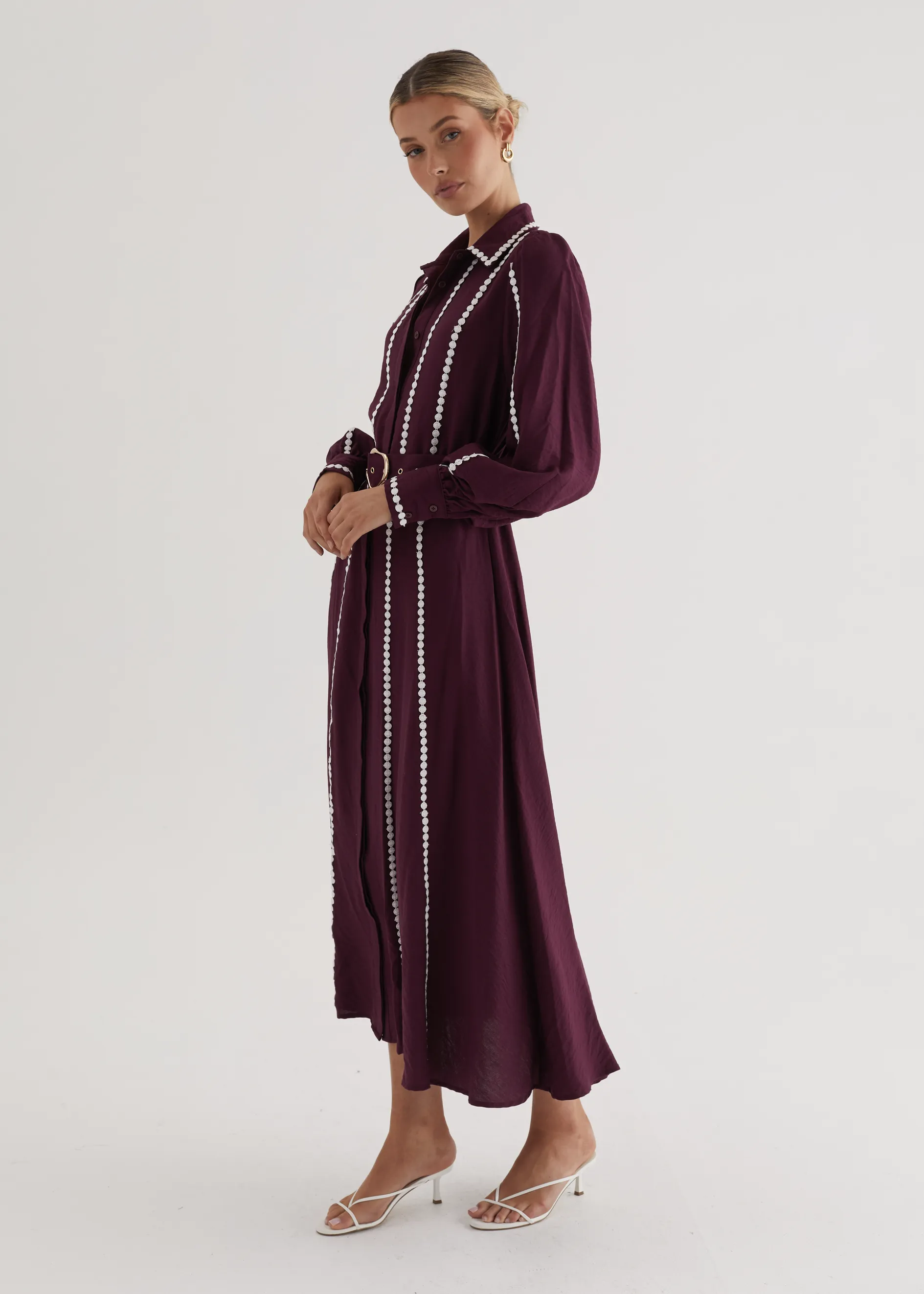 Nevaeh Maxi Dress - Plum