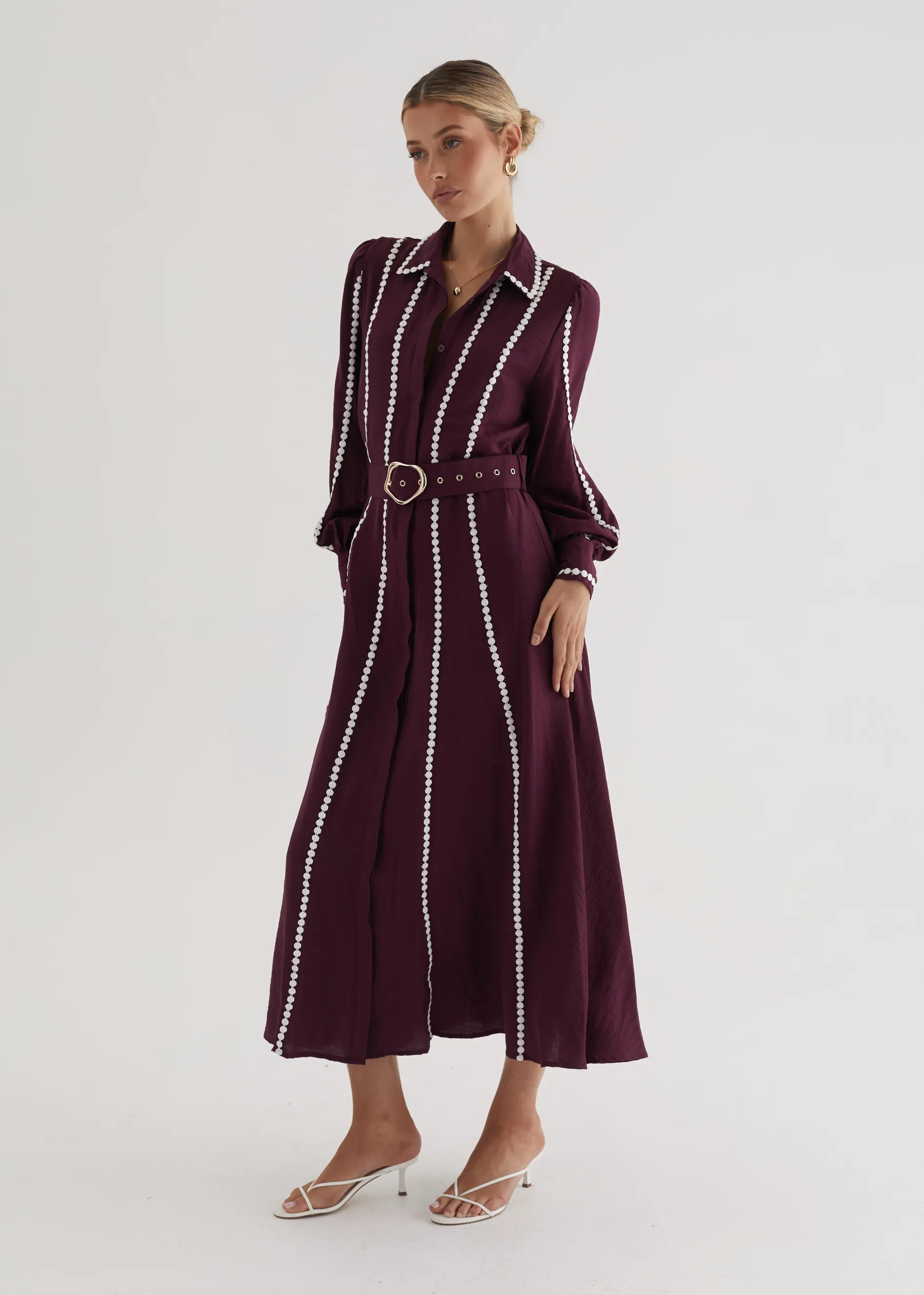 Nevaeh Maxi Dress - Plum