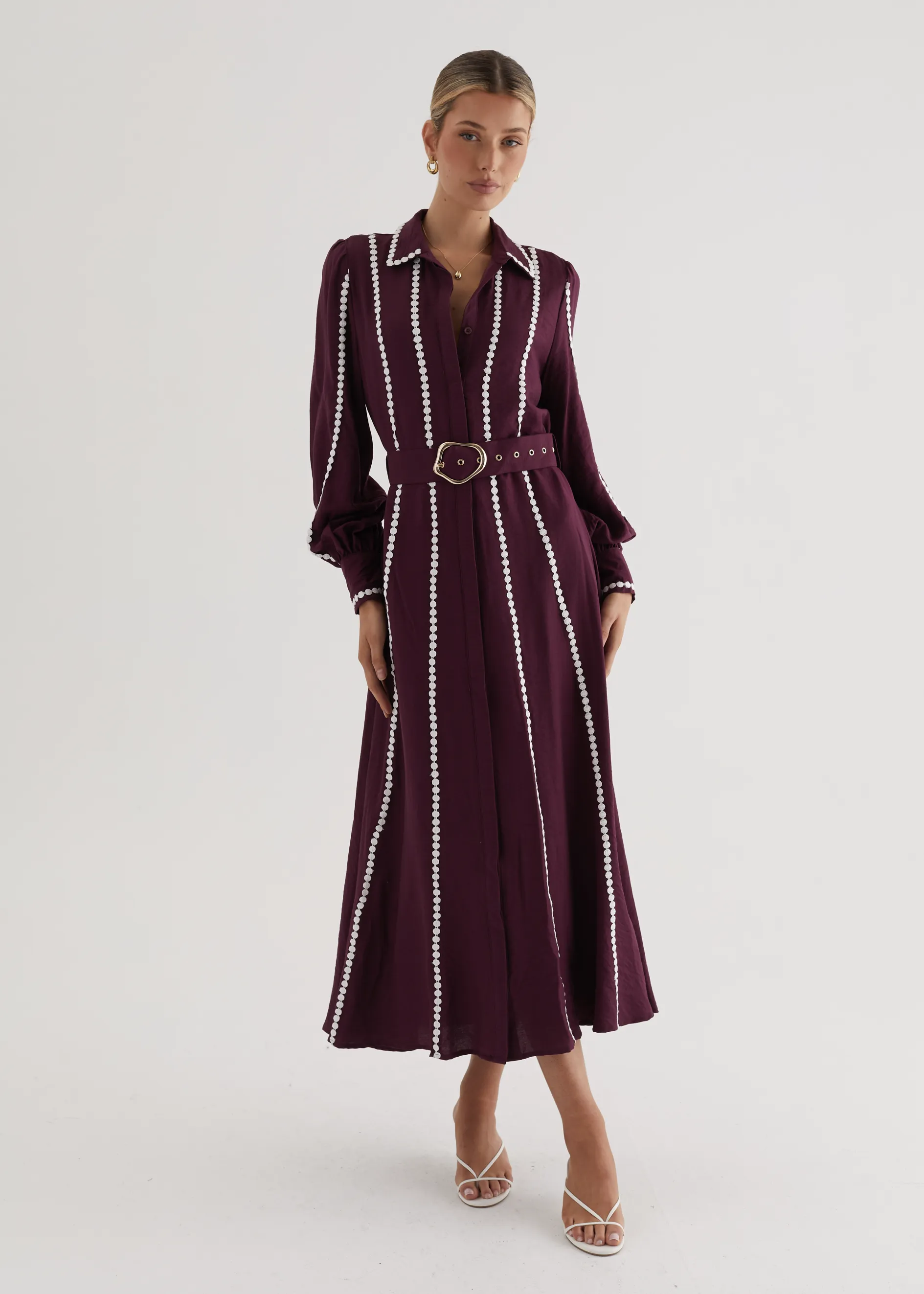 Nevaeh Maxi Dress - Plum