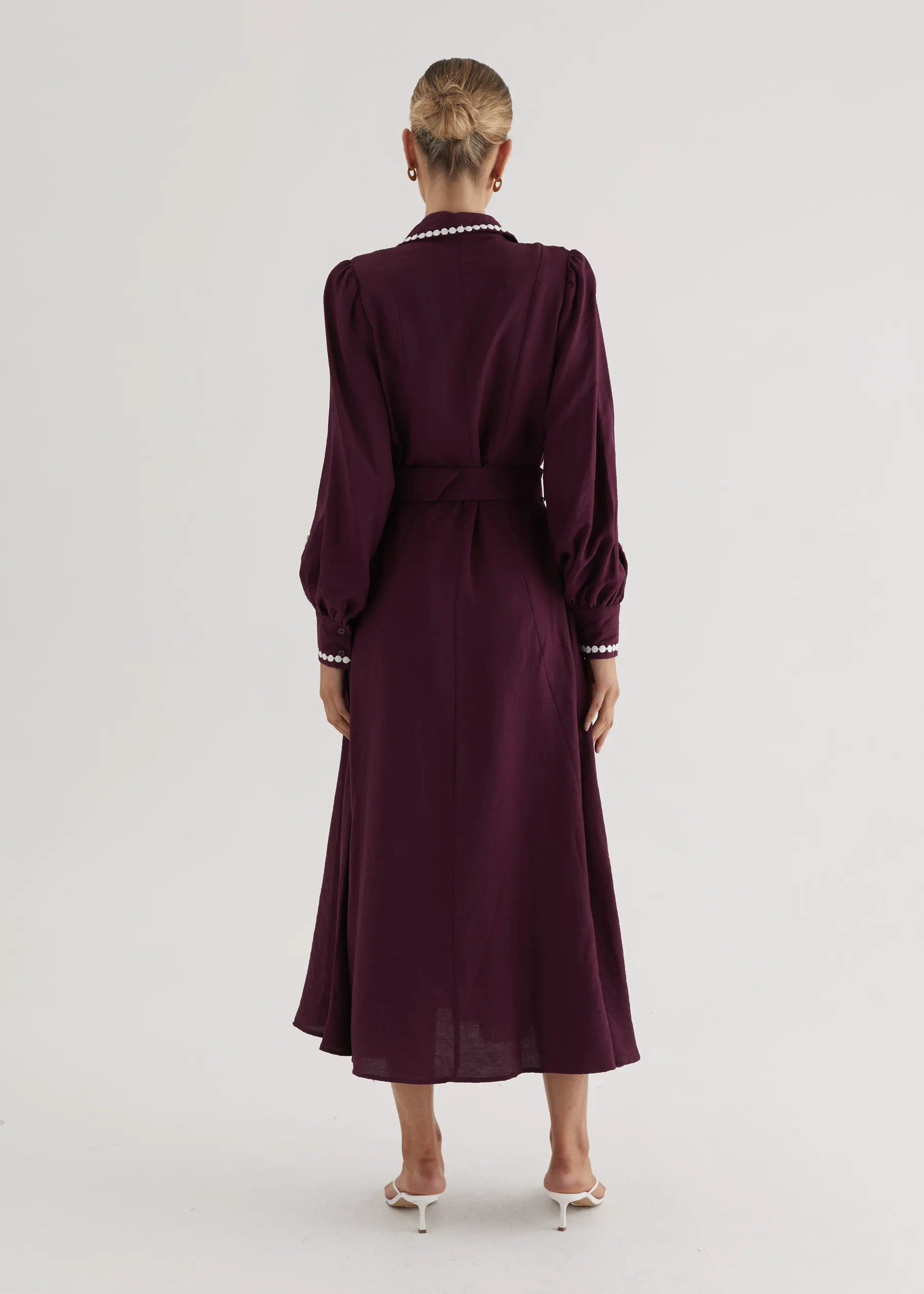 Nevaeh Maxi Dress - Plum
