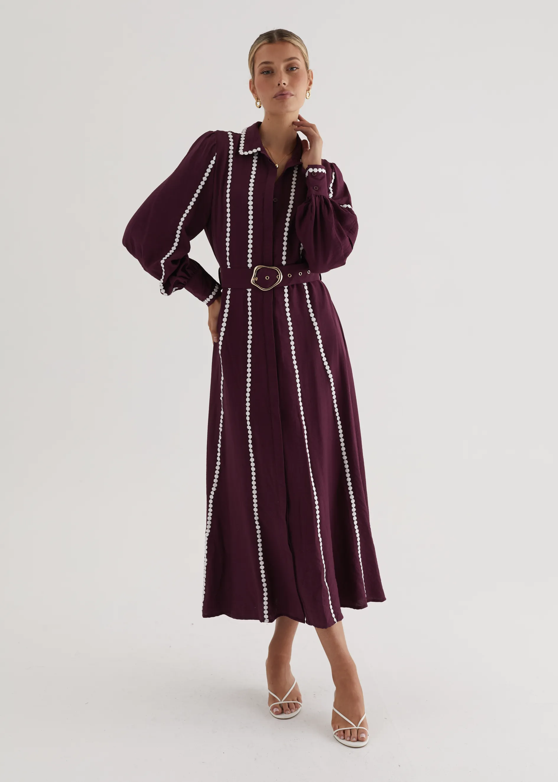 Nevaeh Maxi Dress - Plum