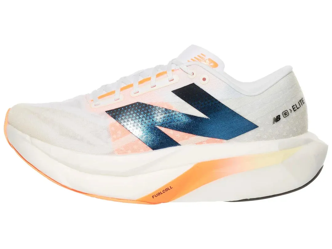 New Balance | FuelCell SuperComp Elite v4 | Men's | White/Angora/Hot Mango
