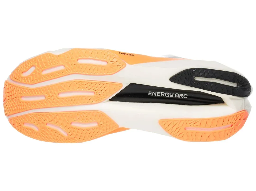 New Balance | FuelCell SuperComp Elite v4 | Men's | White/Angora/Hot Mango