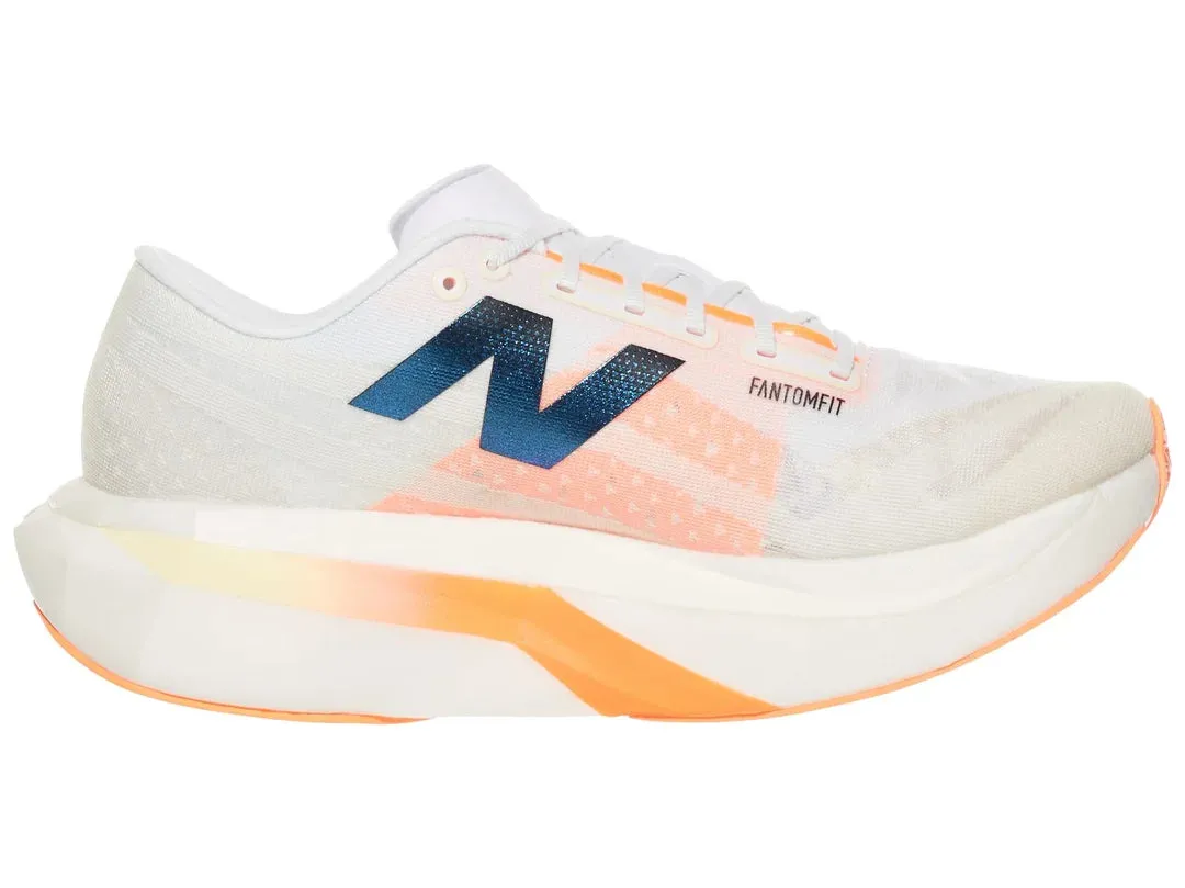 New Balance | FuelCell SuperComp Elite v4 | Men's | White/Angora/Hot Mango