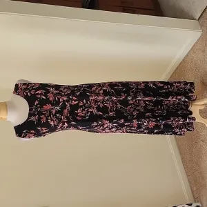 New! Nicole Miller NY large black printed sleeveless dress.