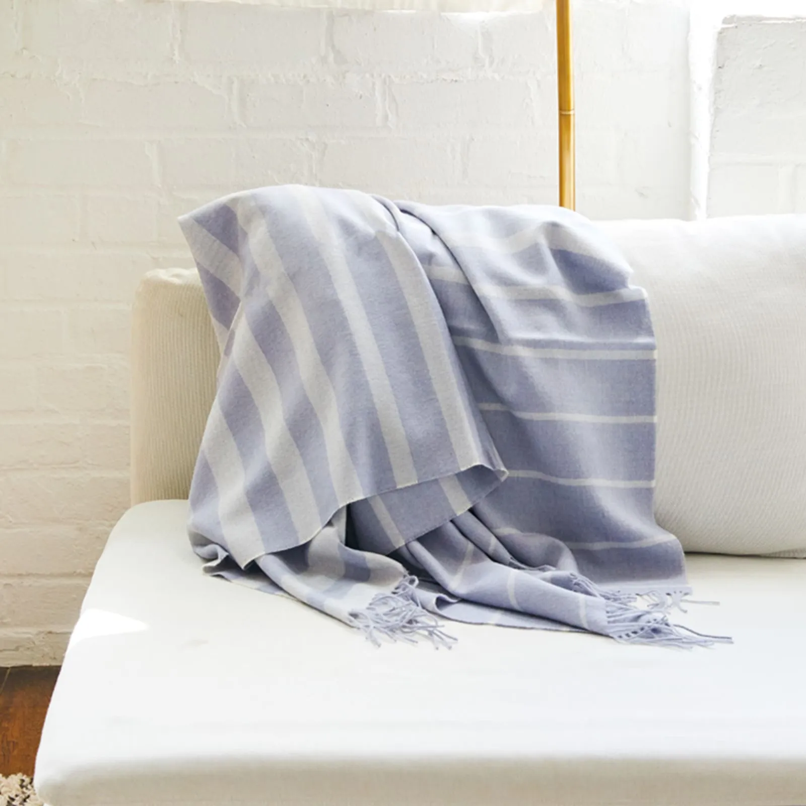Ombre Stripe Throw Blanket