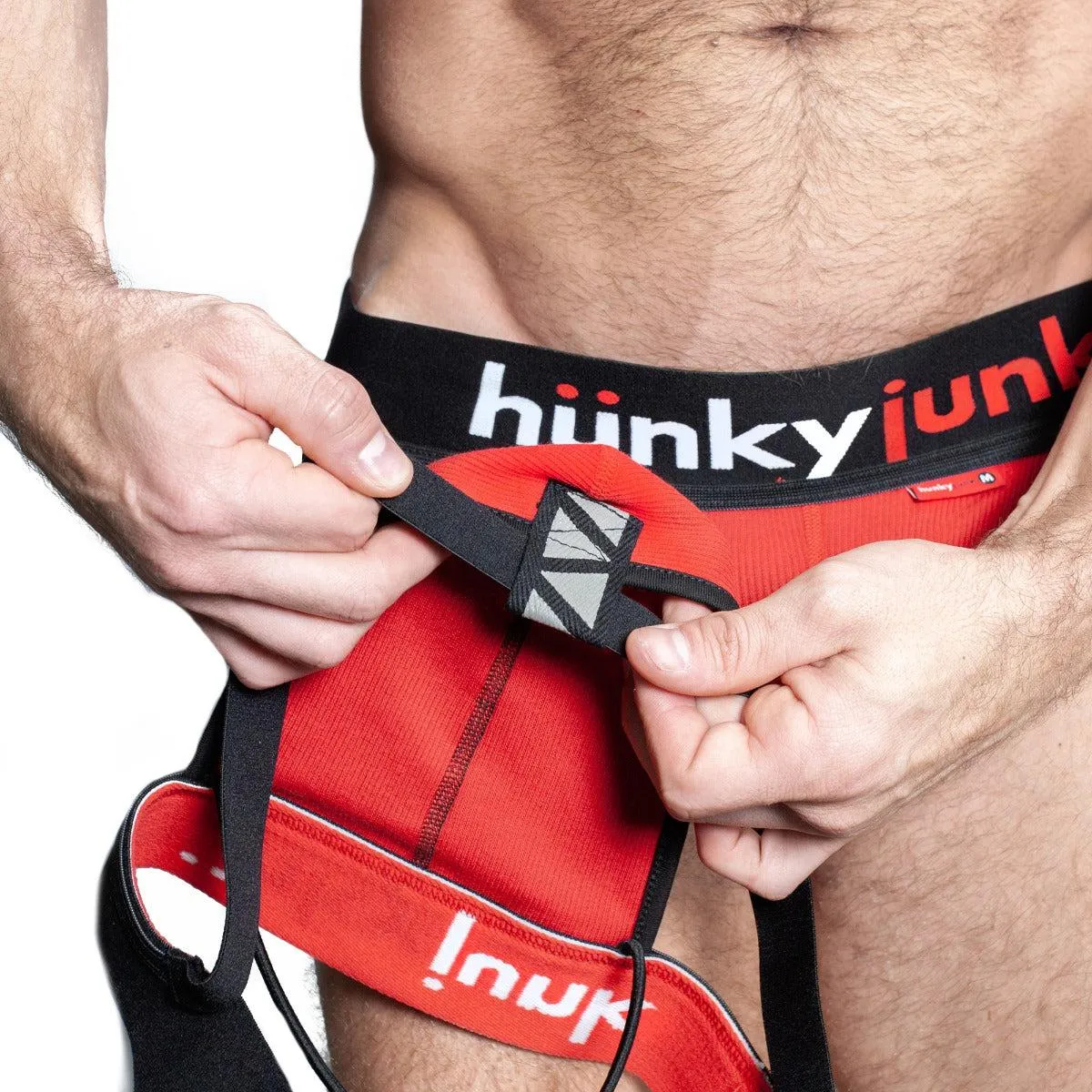 Oxjok Hunker - Comfy Pouch Slider Jockstrap - Red Hot