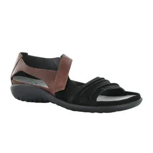 Papaki | Black Velvet Nubuck/Cinnamon Leather