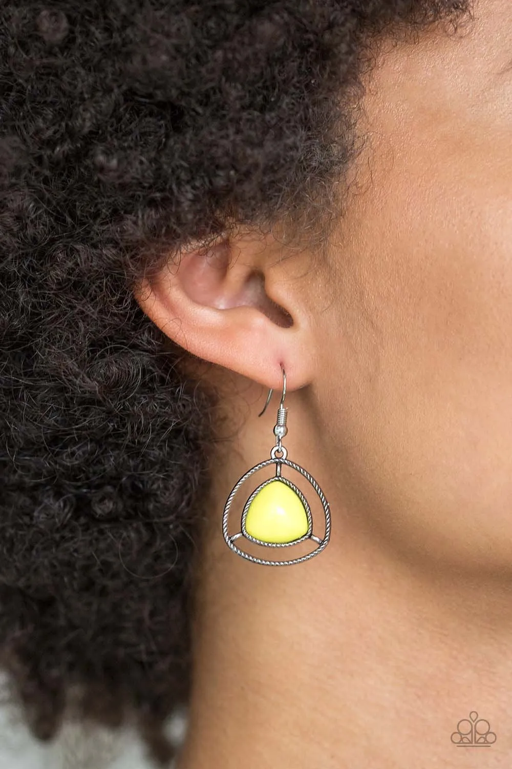 Paparazzi Make A Point Necklace Yellow