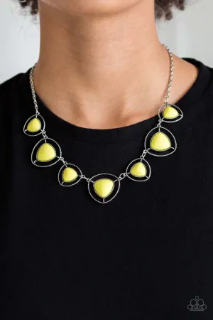 Paparazzi Make A Point Necklace Yellow