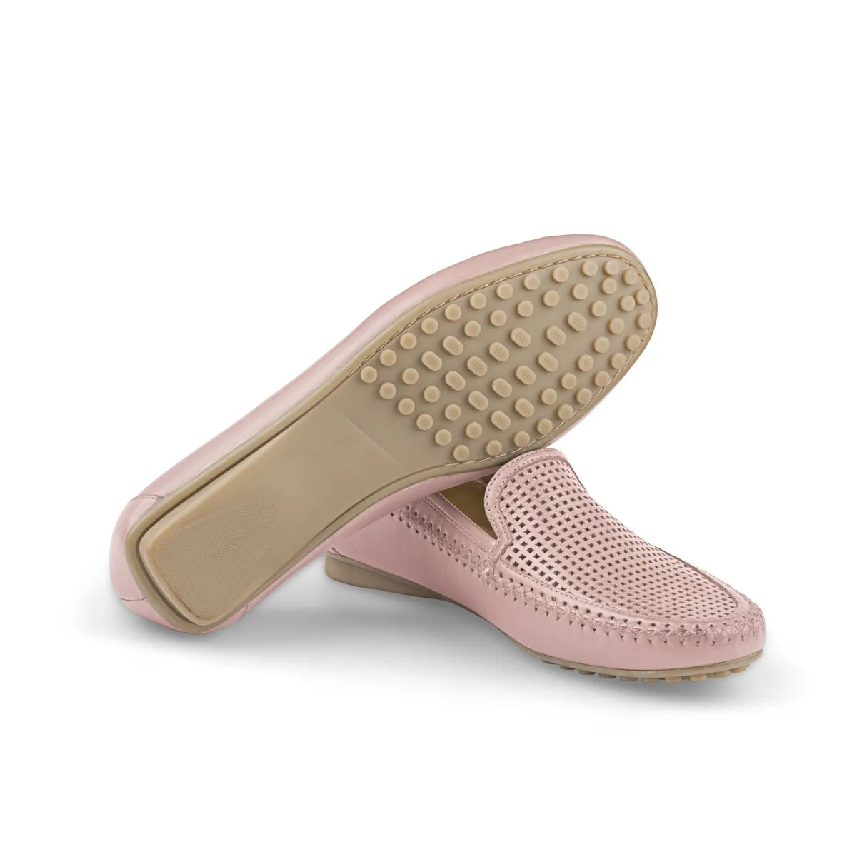 Perf Tulip - Butter Calf - 8 Blush