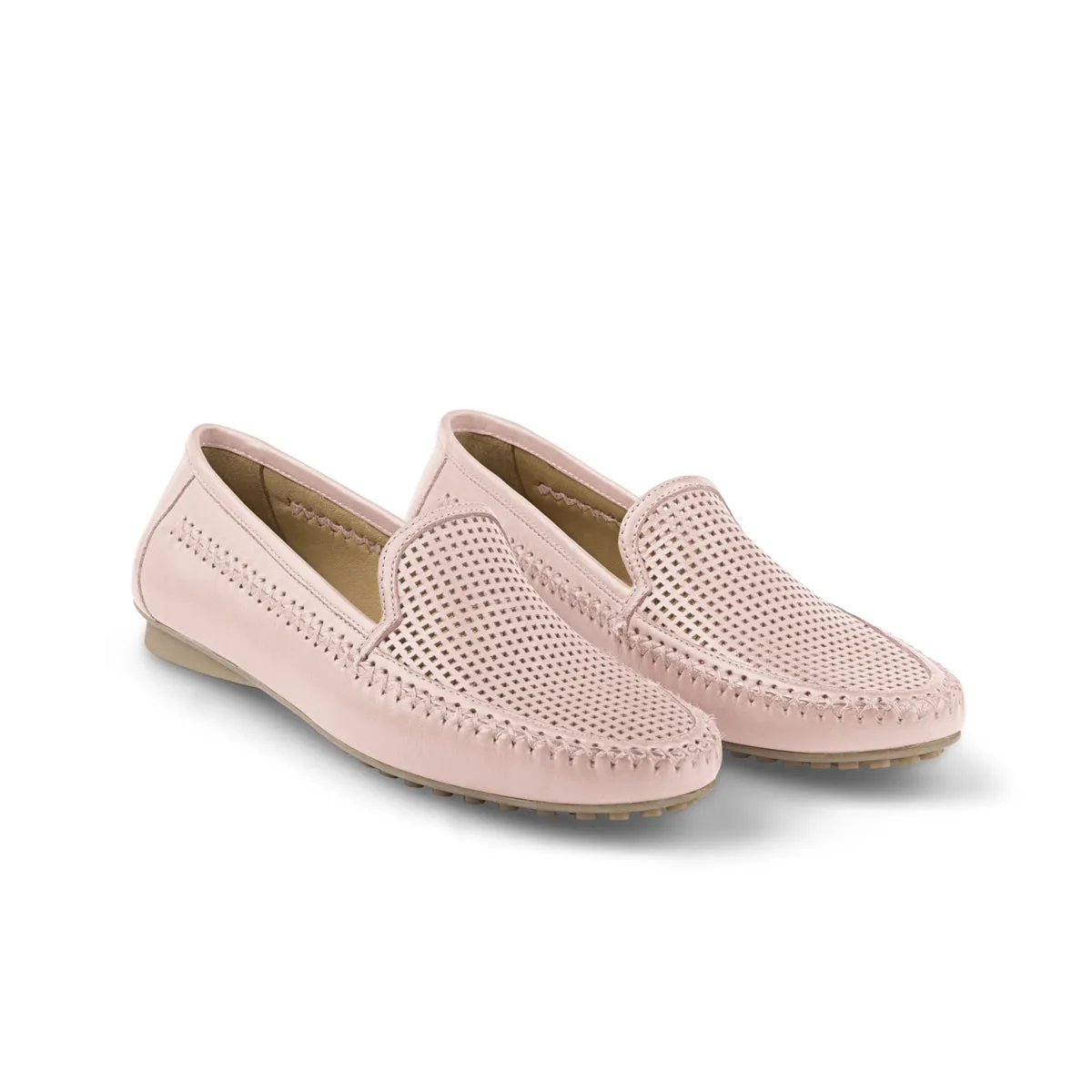 Perf Tulip - Butter Calf - 8 Blush