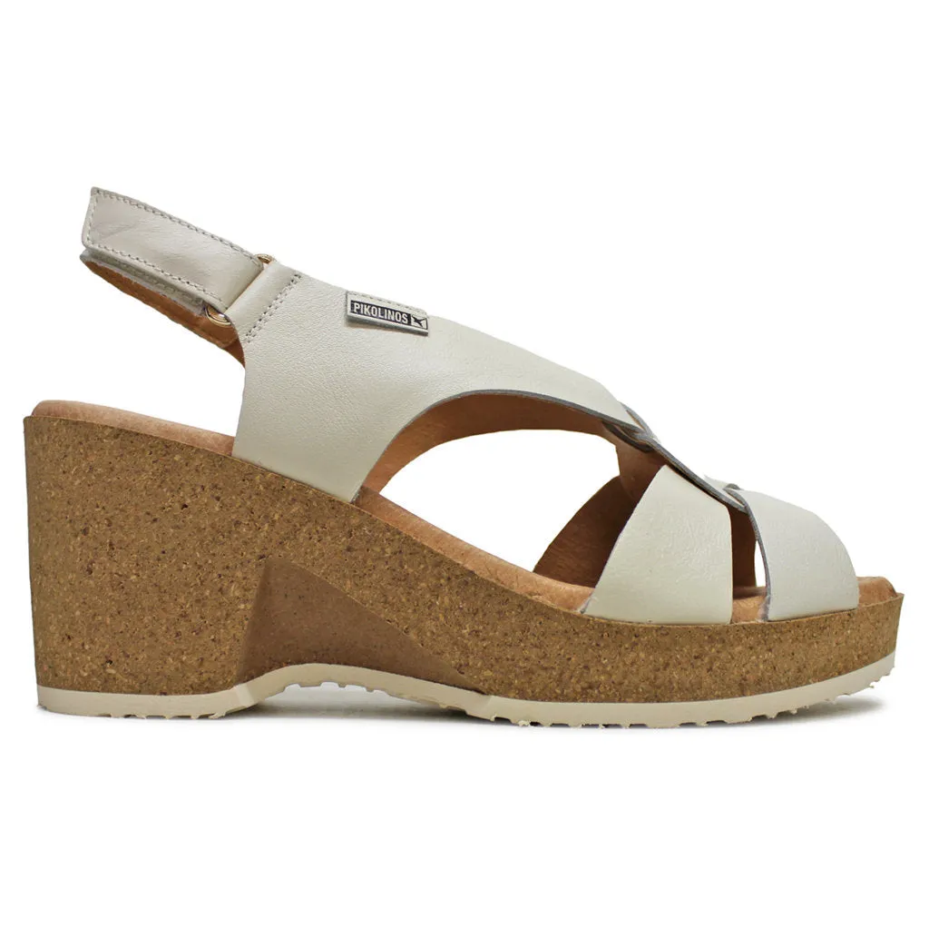 Pikolinos Arenales Leather Women's Wedge Heels Sandals