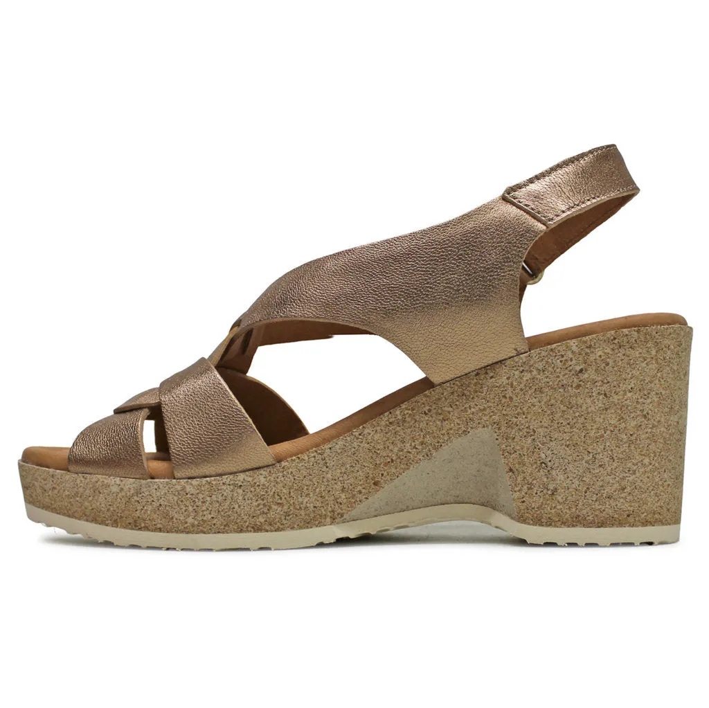 Pikolinos Arenales Leather Women's Wedge Heels Sandals