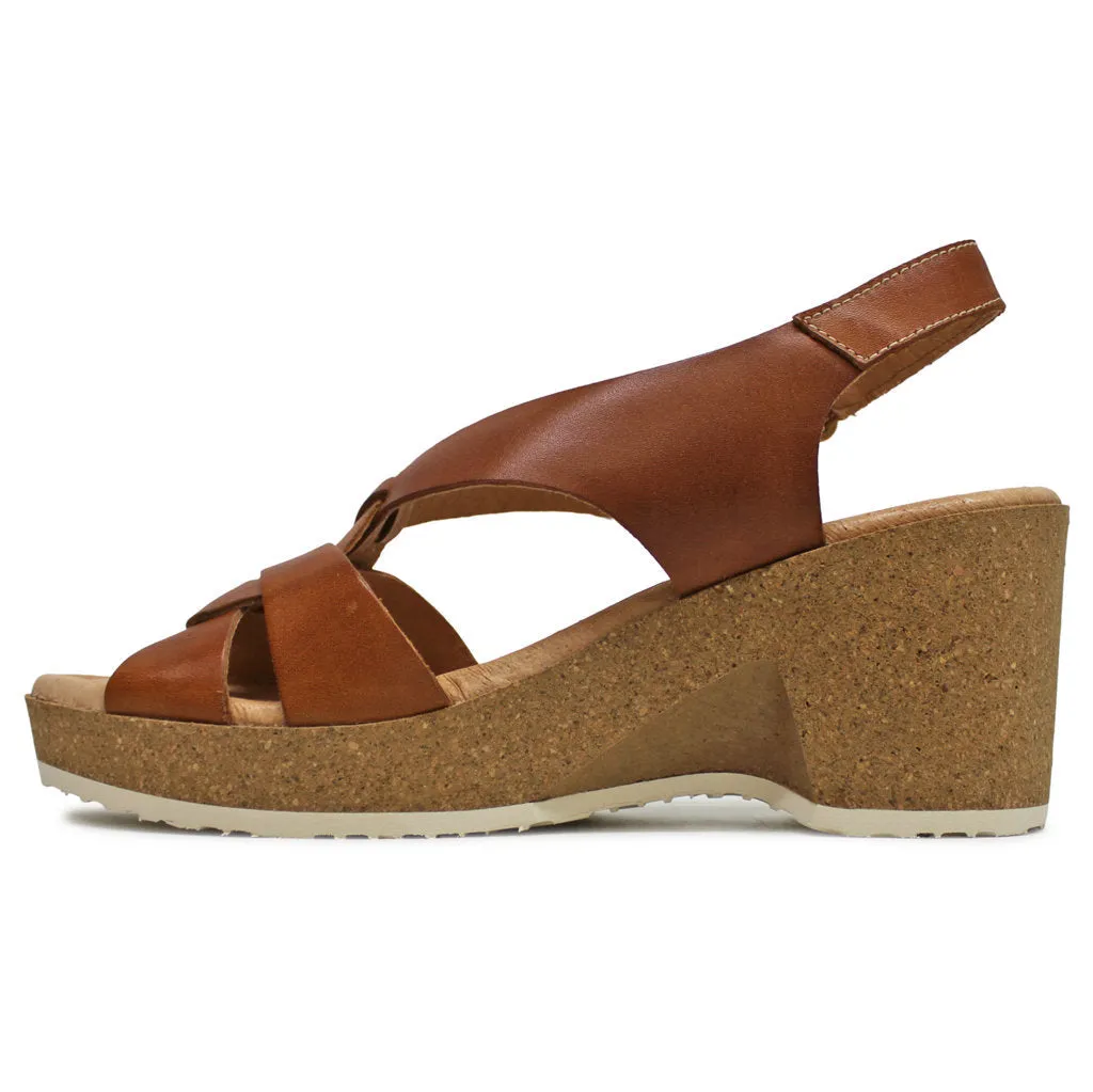 Pikolinos Arenales Leather Women's Wedge Heels Sandals