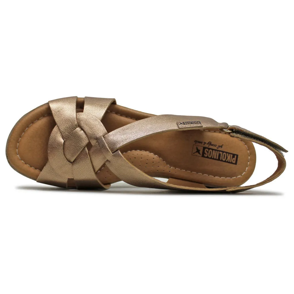 Pikolinos Arenales Leather Women's Wedge Heels Sandals