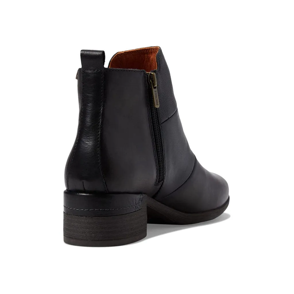 Pikolinos Malaga Calfskin Leather Women's Zip Up Ankle Boots