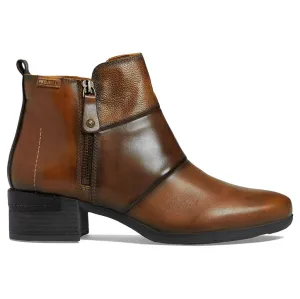 Pikolinos Malaga Calfskin Leather Women's Zip Up Ankle Boots