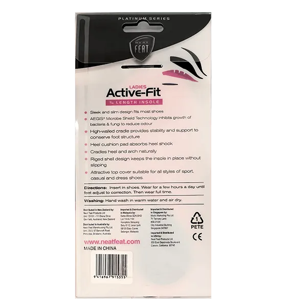 Platinum Series Ladies 3/4 Length Active Fit for Reducing Heel Shock