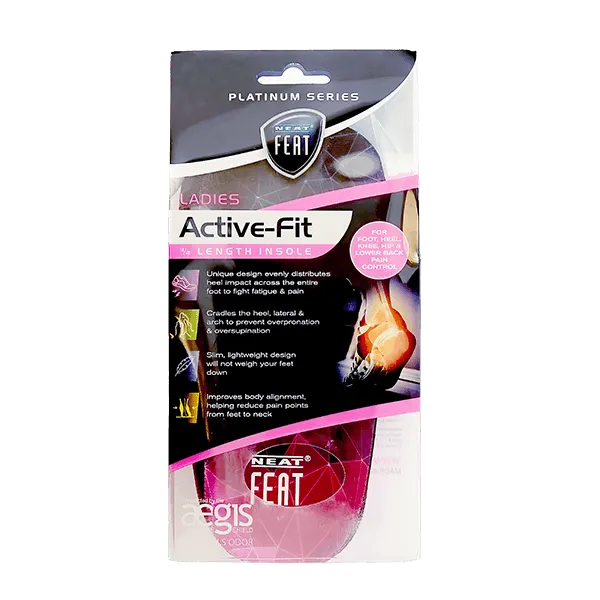 Platinum Series Ladies 3/4 Length Active Fit for Reducing Heel Shock