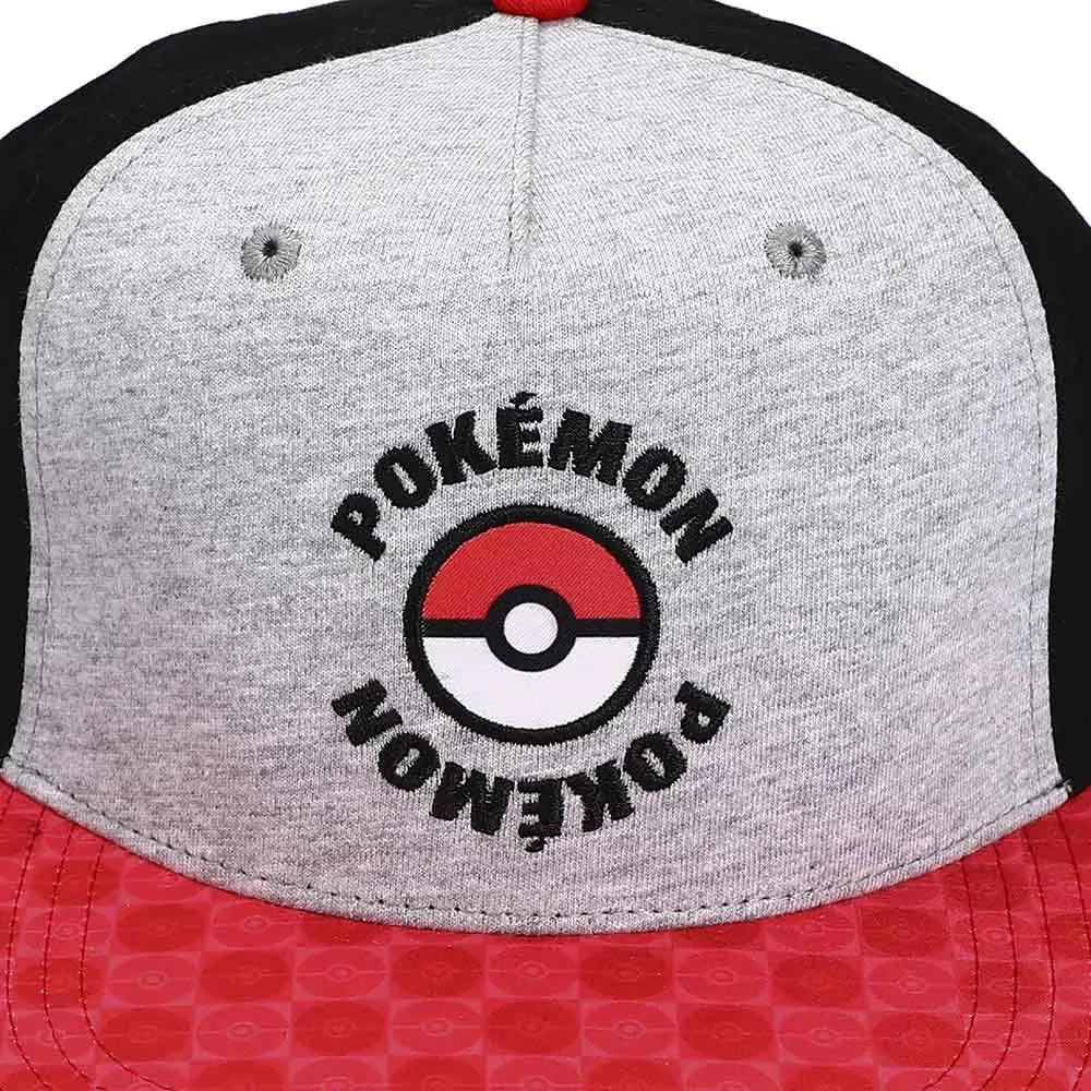 Pokémon - Pokeball Snapback Hat (Twill, Flat Bill) - Bioworld