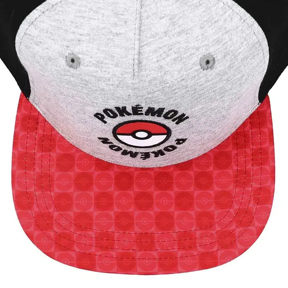 Pokémon - Pokeball Snapback Hat (Twill, Flat Bill) - Bioworld