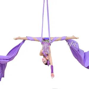 Premium Aerial Silks Yoga Hammock for Fitness – 12M Nylon Anti-Gravity Swing, High Load Bearing, Pilates & Bodybuilding Equipment for Home & Outdoor Use