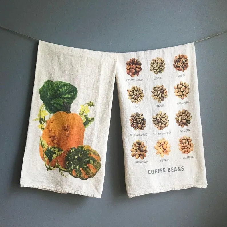 Pumpkin Flour Sack Towel