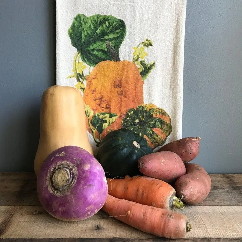 Pumpkin Flour Sack Towel