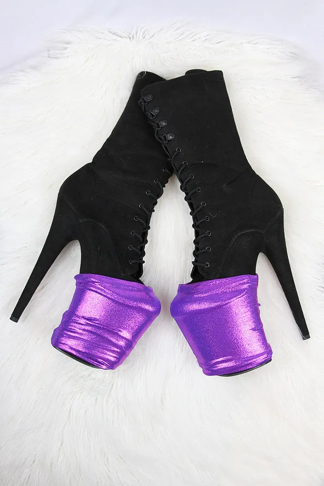 PURPLE SPARKLE High Heel Shoe Protector