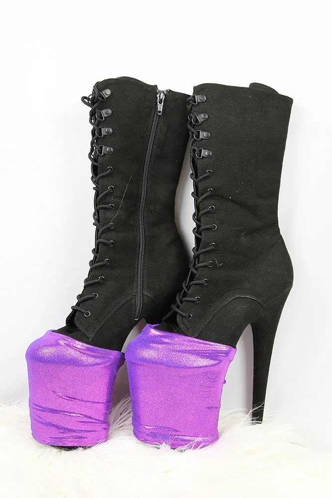 PURPLE SPARKLE High Heel Shoe Protector