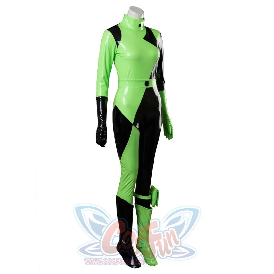 【READY TO SHIP】Kim Possible Shego Cosplay Costume C08760