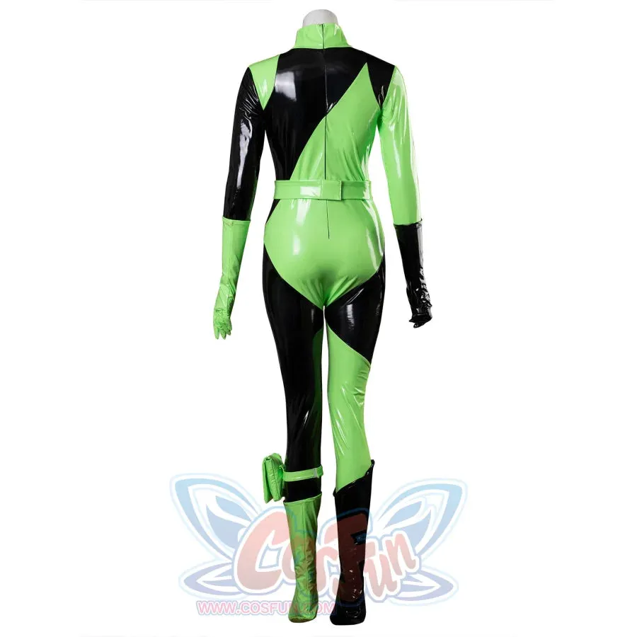 【READY TO SHIP】Kim Possible Shego Cosplay Costume C08760