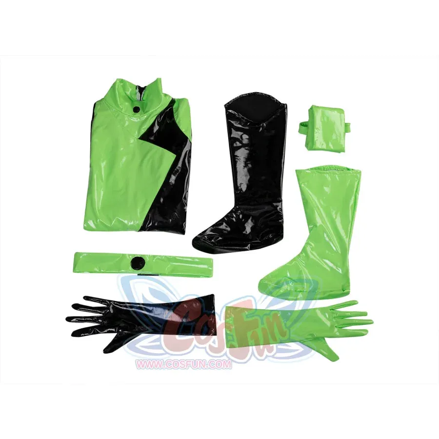 【READY TO SHIP】Kim Possible Shego Cosplay Costume C08760