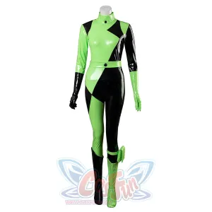 【READY TO SHIP】Kim Possible Shego Cosplay Costume C08760