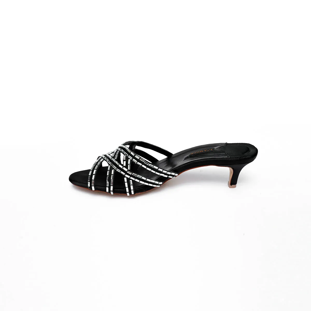 Roma - Black - Kitten Heels by L'amour