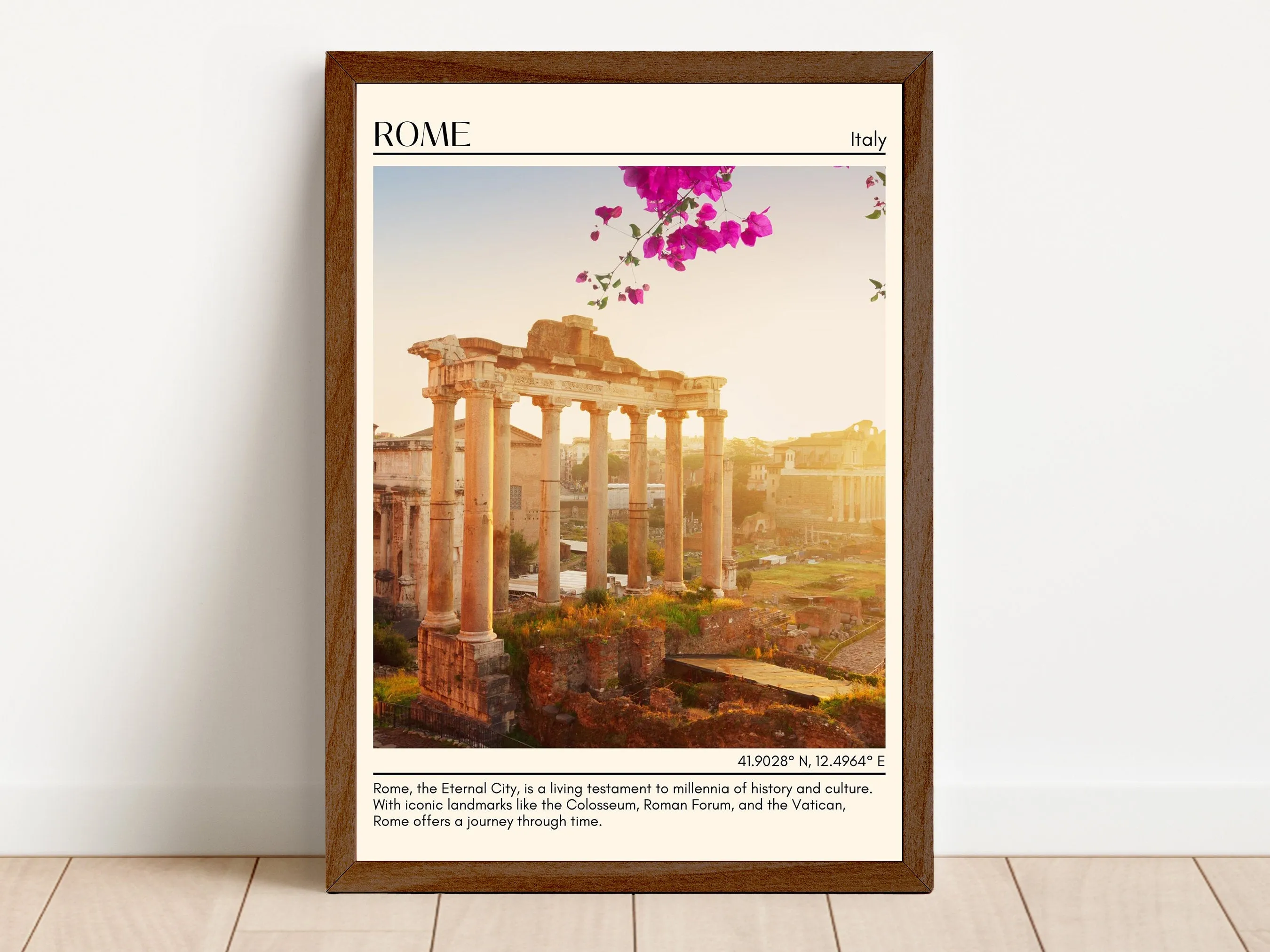 Rome Minimal Wall Art, Italy, Italy