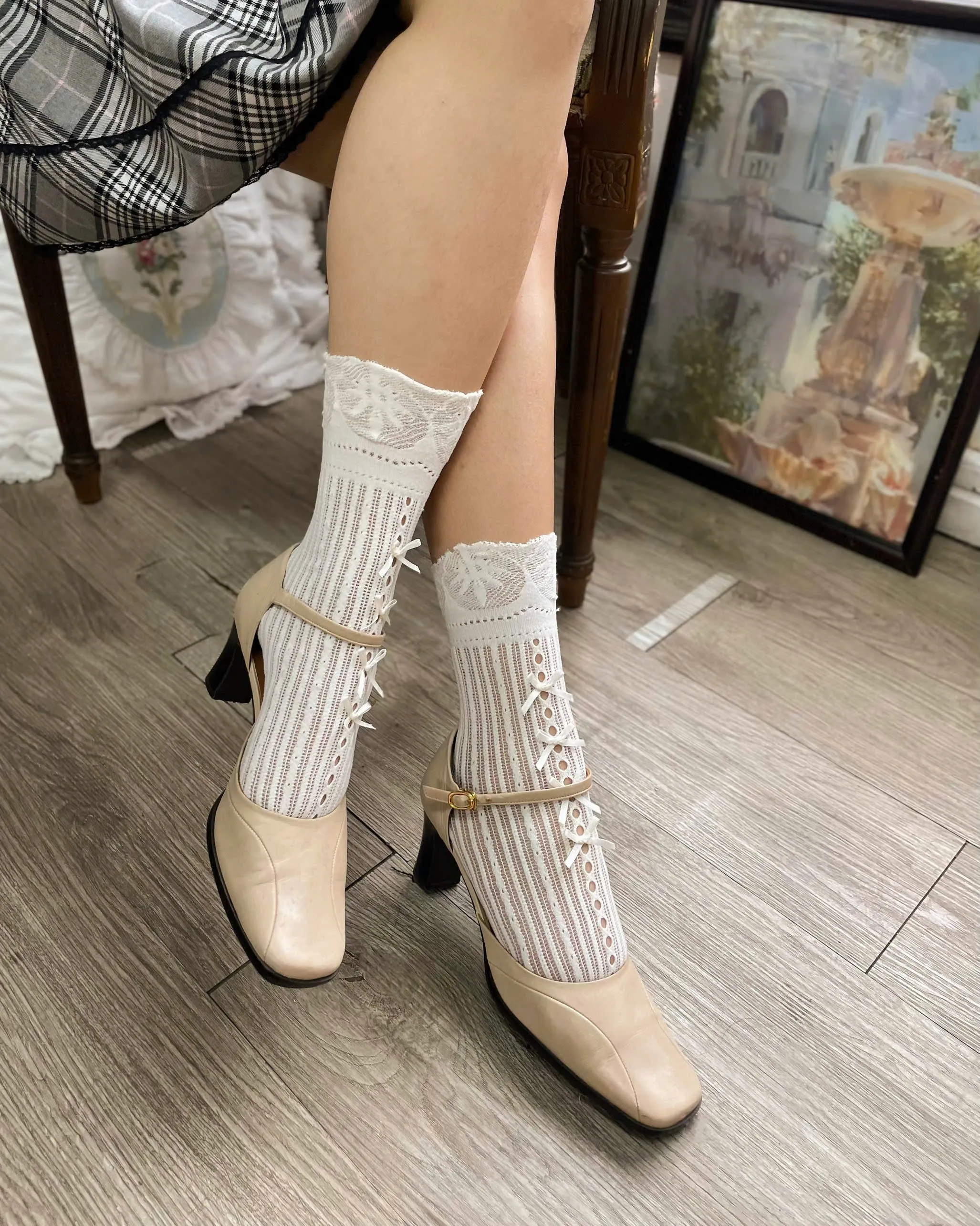 Rose Vintage High Heels
