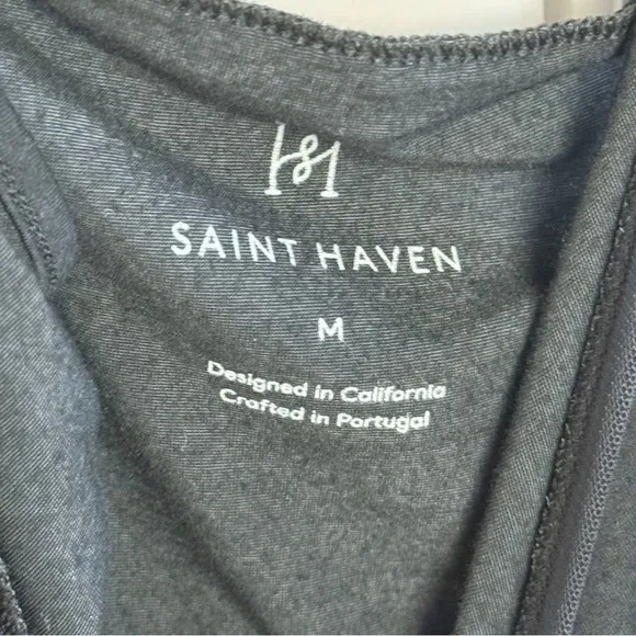 Saint Haven Women's Comfy Cami Dress Black Sz Medium