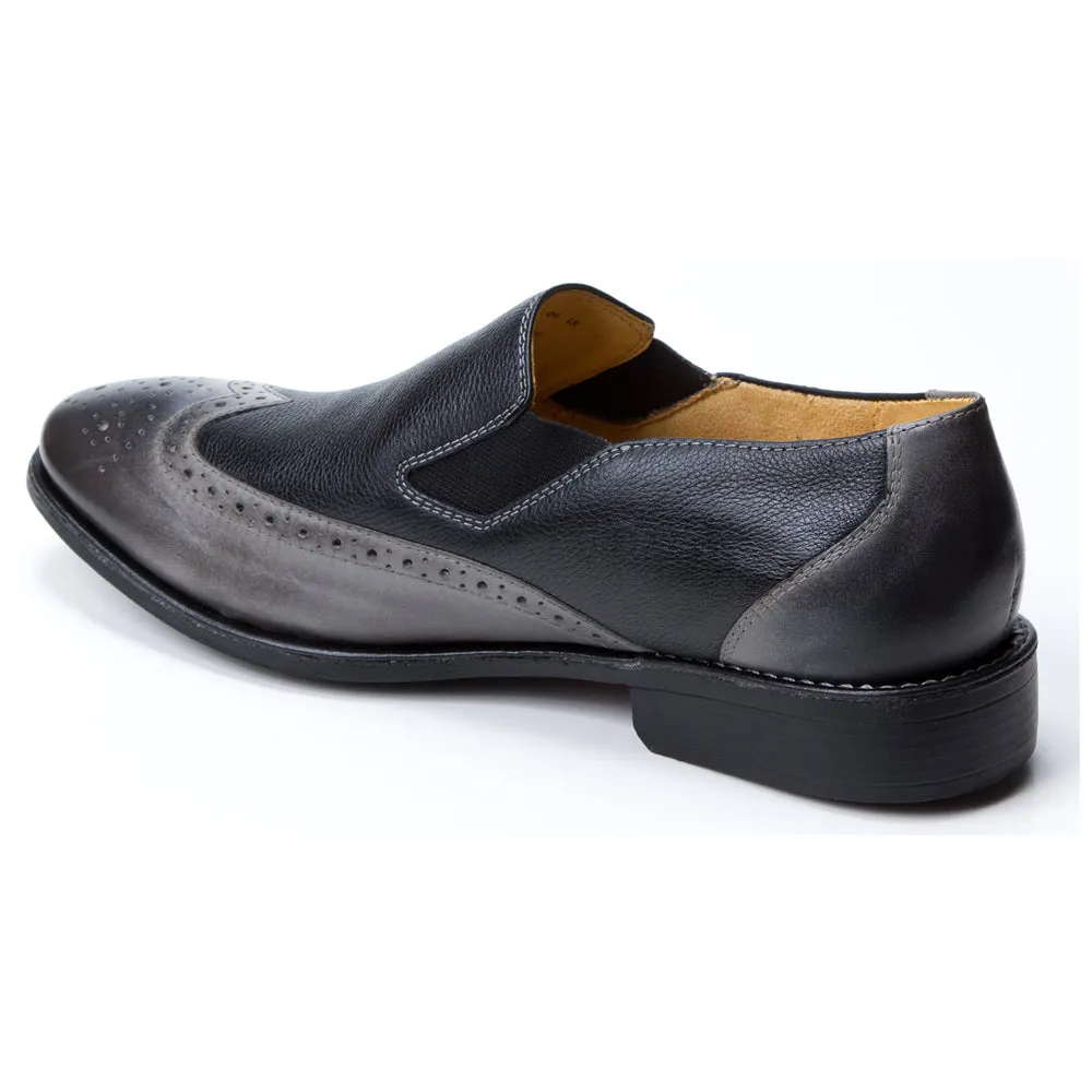 Sandro Moscoloni Alphonse Double Gore Wing tip Slip On