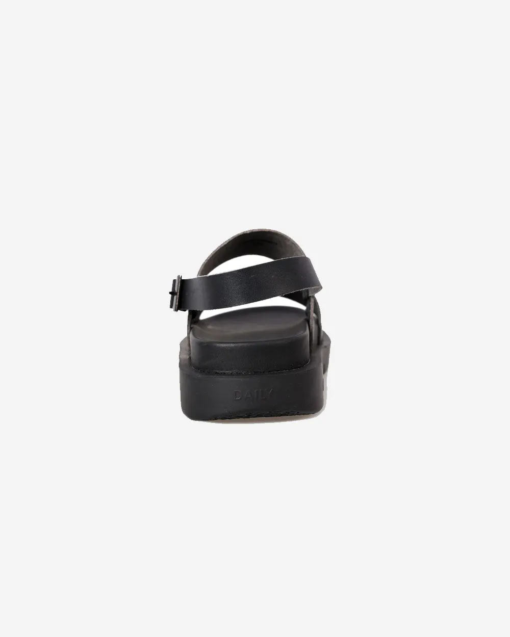 Santorini Sandals Leather - Black