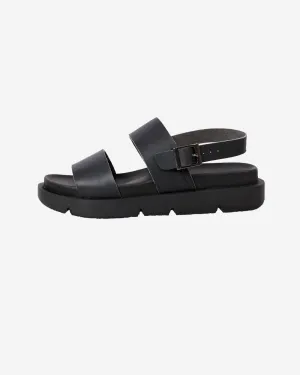Santorini Sandals Leather - Black