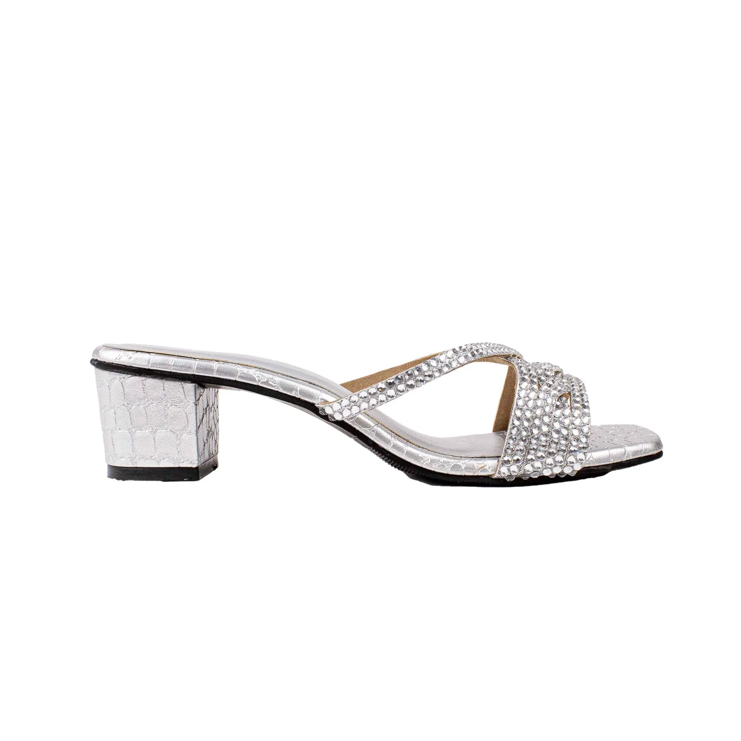 Sarah Heels S126H - Silver