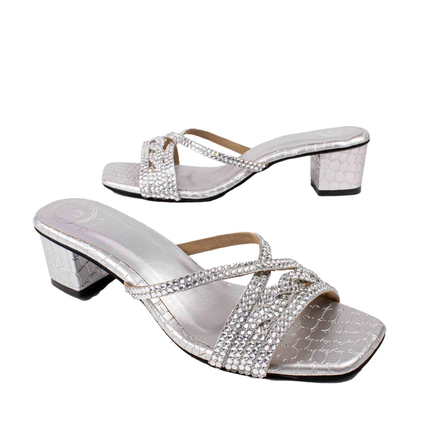 Sarah Heels S126H - Silver