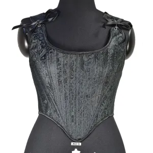 Satin Bow Tie Corset Top for Women Cropped Bustiers Female High Street Belt Slim Ladies Party Club Shapewear