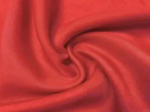 SHEER DRAPE - RED