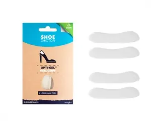 SHOE DOCTOR OPTI-GEL HEEL GRIPS x2 PR pack