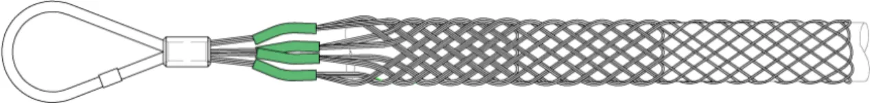 Slingco Multi Weave MU Type Galvanized Pulling Grip